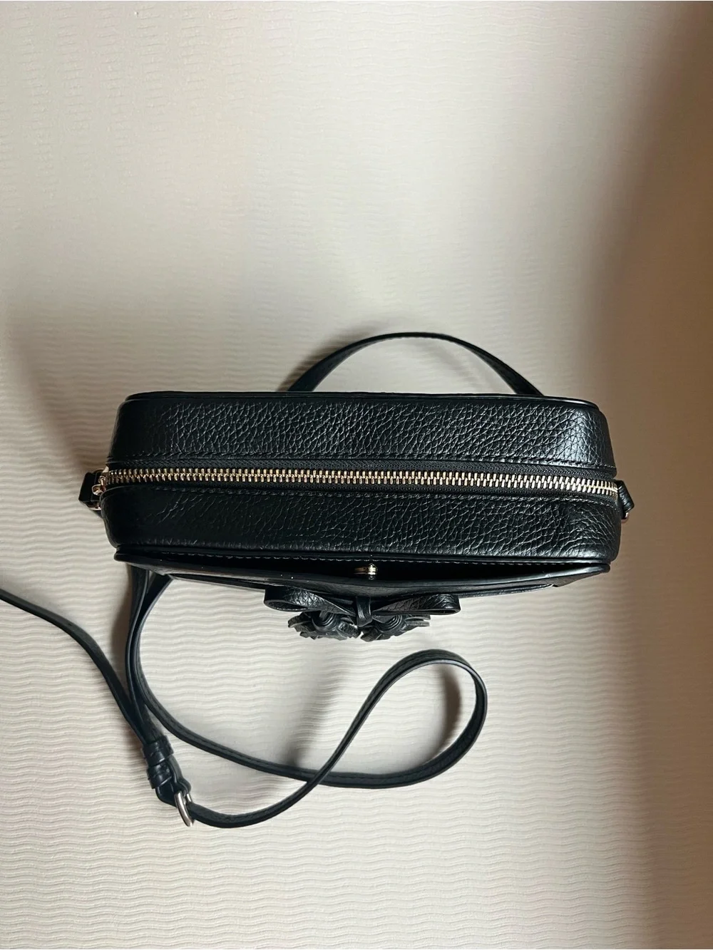 kate spade pebbled black